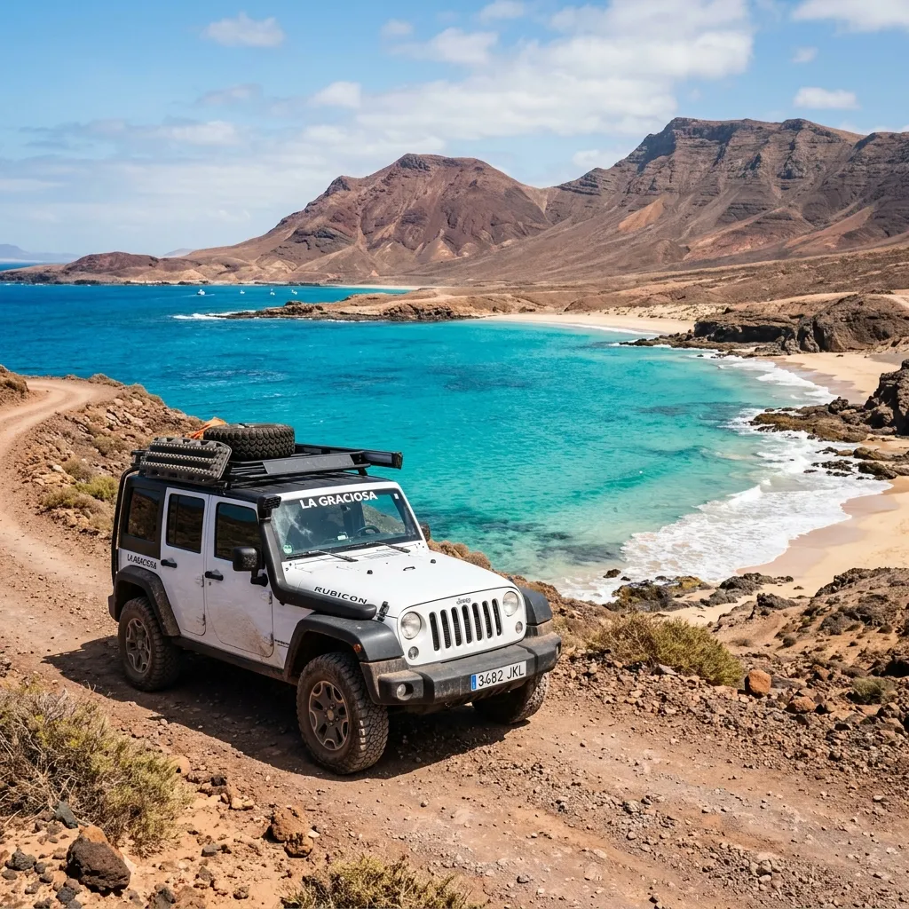 Servicio de Taxi Safari 4x4 en La Graciosa